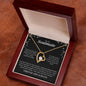 To My Soulmate | I Will Love You Until The End - Forever Love Necklace