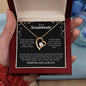 To My Soulmate | I Will Love You Until The End - Forever Love Necklace