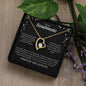 To My Soulmate | I Will Love You Until The End - Forever Love Necklace